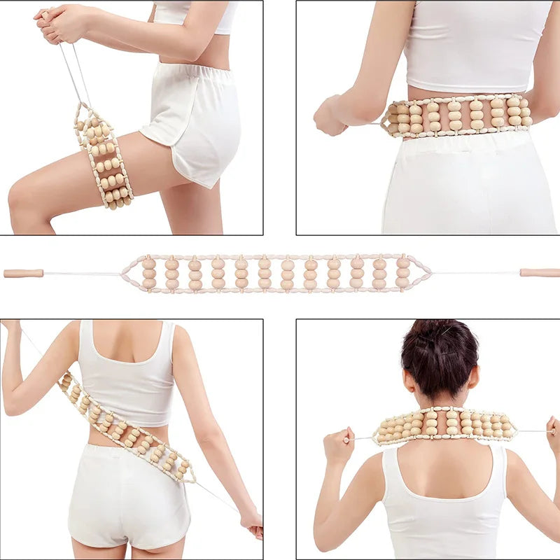 Natural Wooden Body Massage Tool