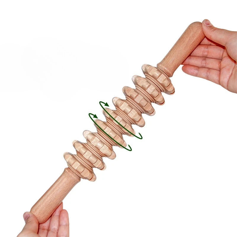 Natural Wooden Body Massage Tool