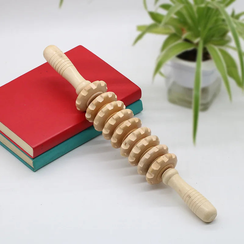 Natural Wooden Body Massage Tool
